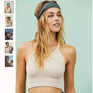 NWOT Free People Movement Happiness Runs Crop